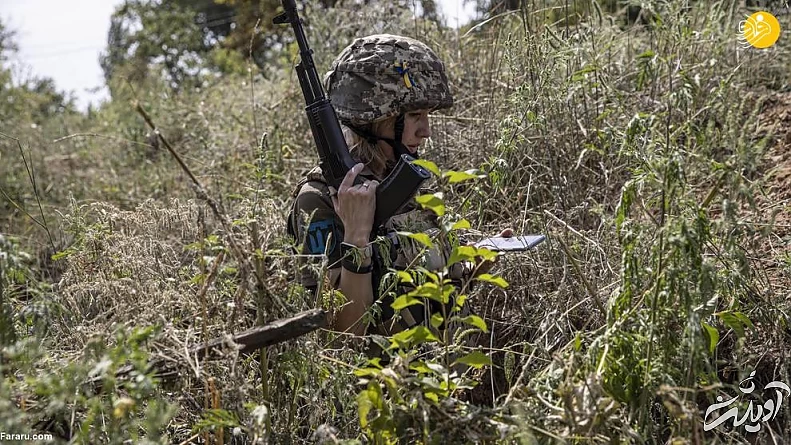 (تصاویر) سربازان زن اوکراینی در خط مقدم جنگ